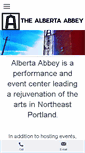 Mobile Screenshot of albertaabbey.org